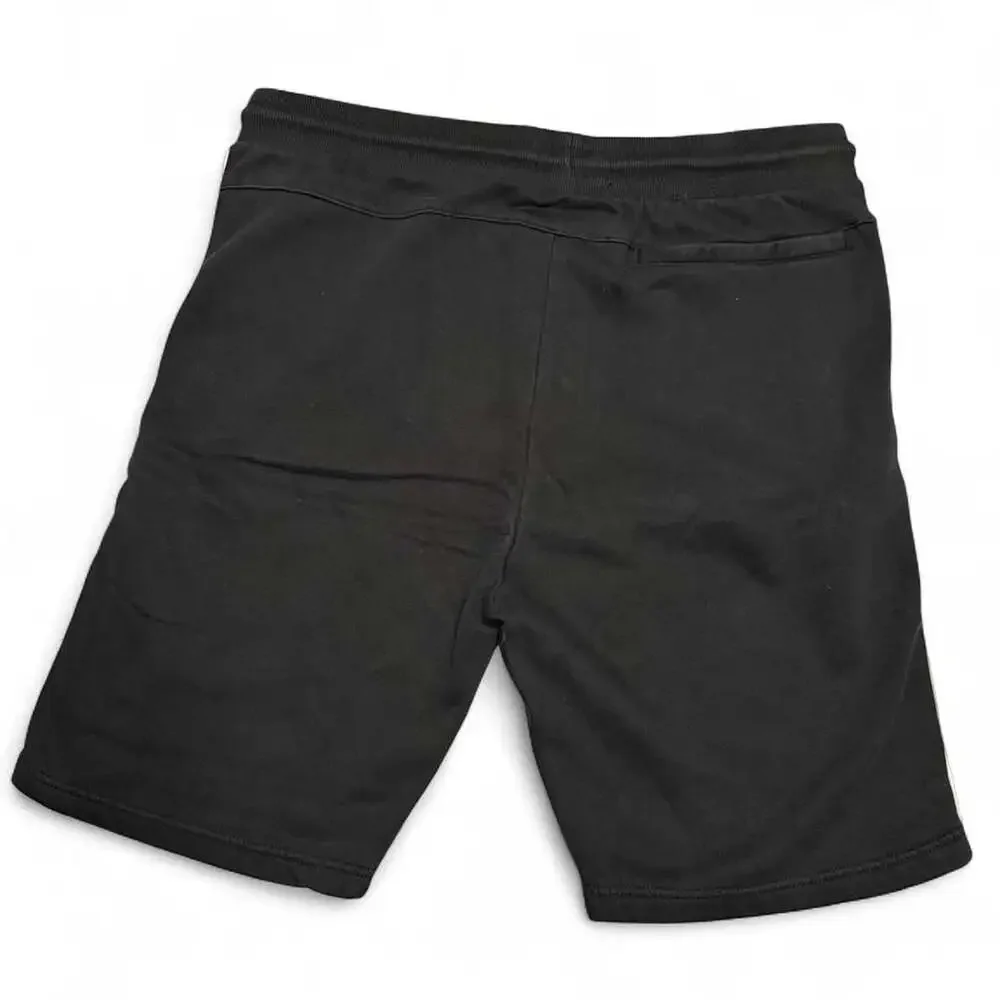 Karl Lagerfeld Men’s Logo Tape Fleece Shorts Black Size Large